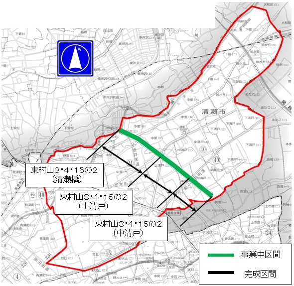 清瀬市地図