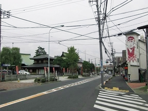 Kawasaki Road (Takahata, Hino City) Before upgrading