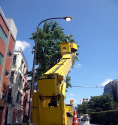 街路灯の維持管理　施工後の写真