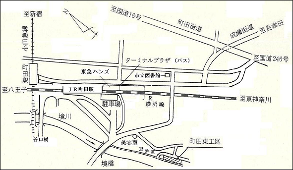 町田東工区案内図