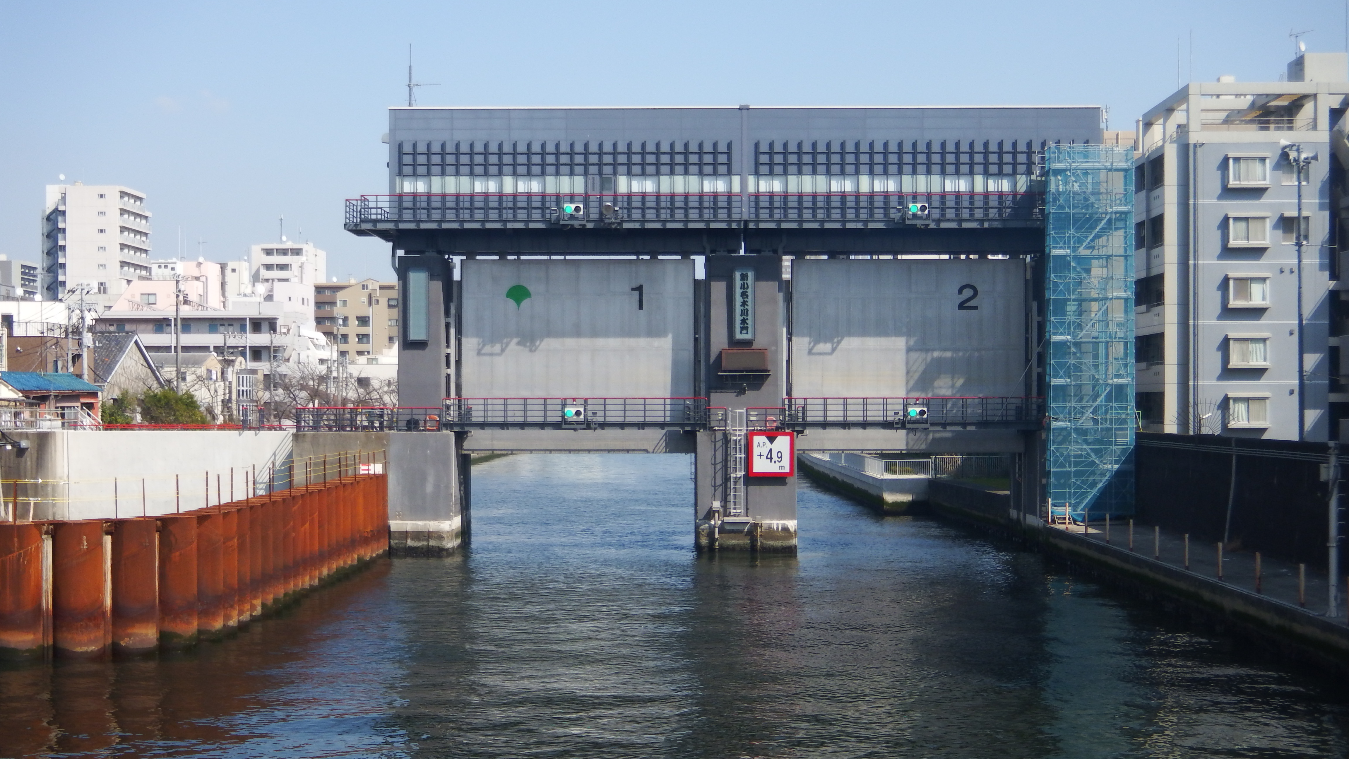 新小名木川水門の写真