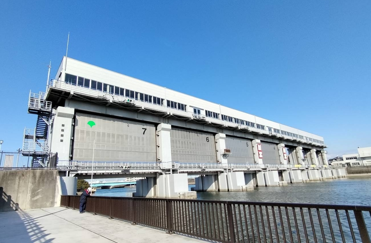 今井水門の写真