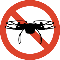 禁止使用无人机图像