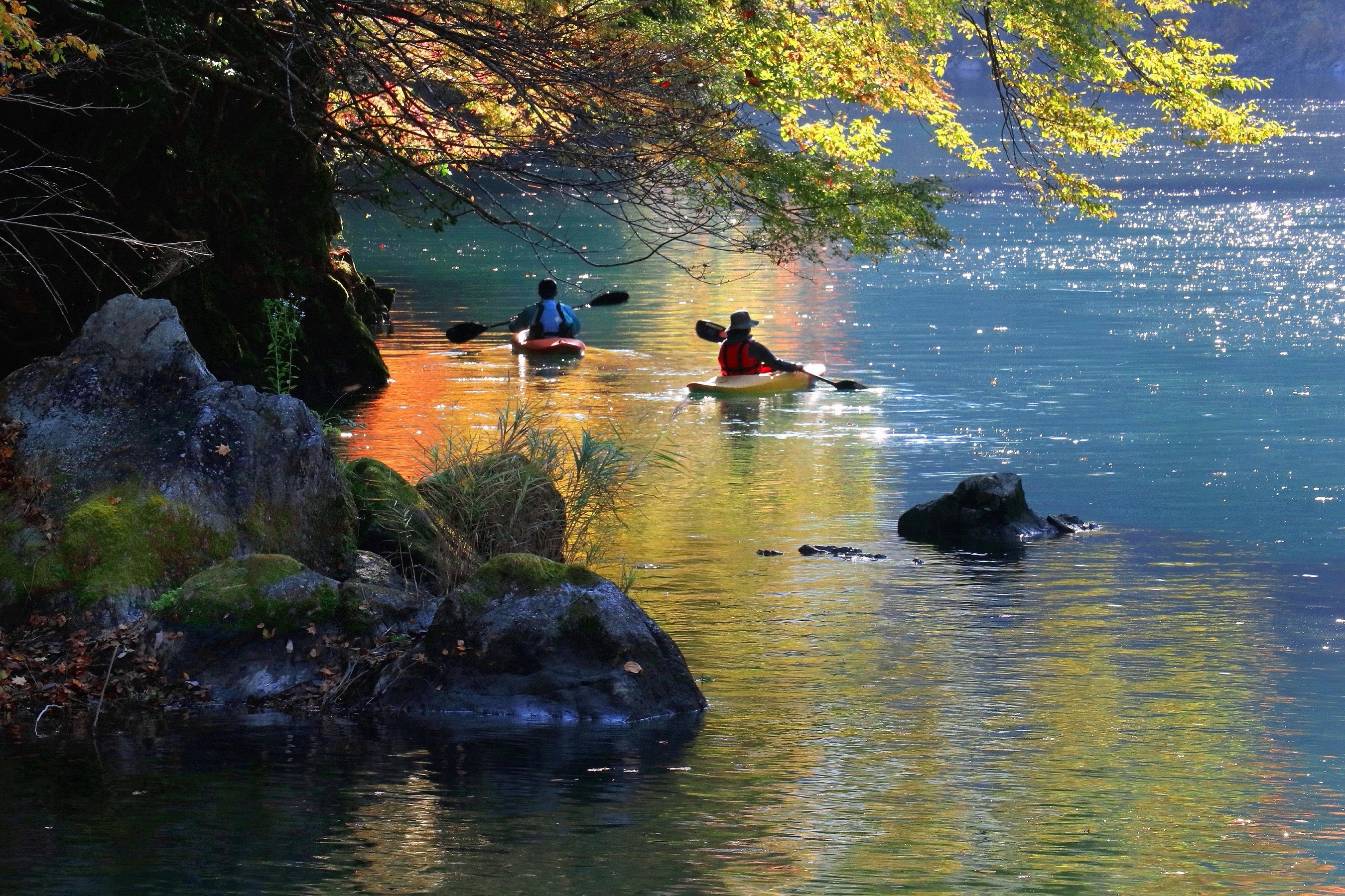 最優秀賞「秋色の湖」の写真