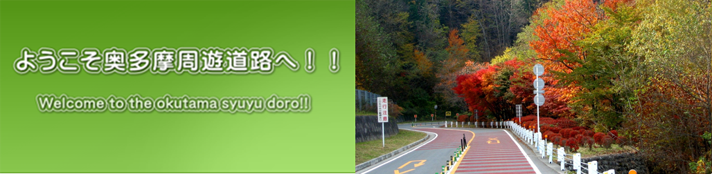 ようこそ奥多摩周遊道路へ
