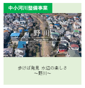 歩けば発見 水辺の楽しさ、野川 別ウィンドウで表示します