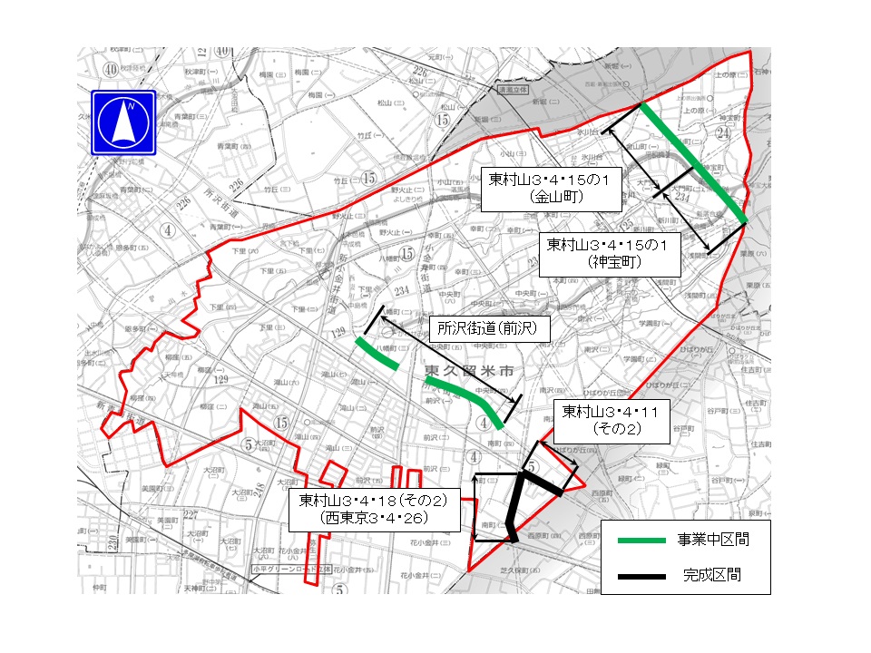 東久留米市地図