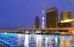 風景部門建設局長賞「東京のホタル」の写真
