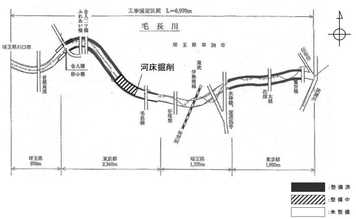 毛長川図面