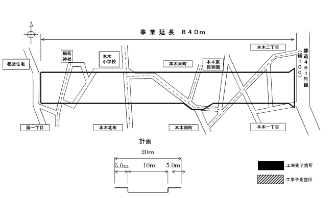 本木地区図面