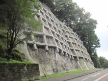 斜面の防災対策の写真