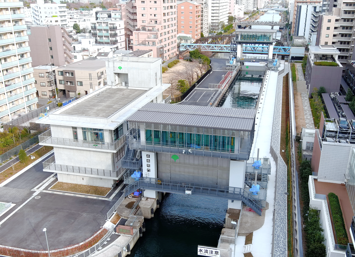 扇橋閘門の写真