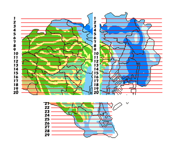 箇所別地質断面図 東部|地質断面図の選択|東京都建設局 箇所別地質断面図 東部|地質断面図の選択|東京都建設局