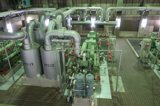 清澄排水機場ポンプ室