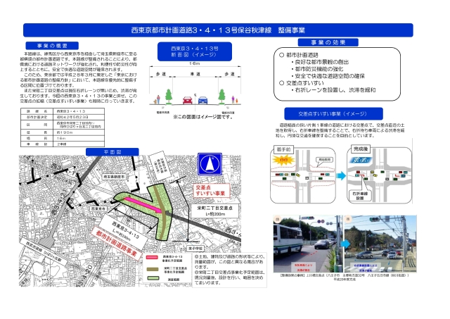 整備事業の説明　詳細はリンクしているPDFを参照