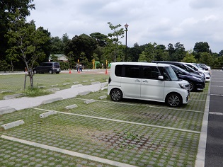 第二駐車場の様子