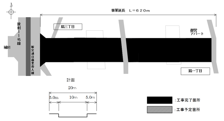 扇地区図面