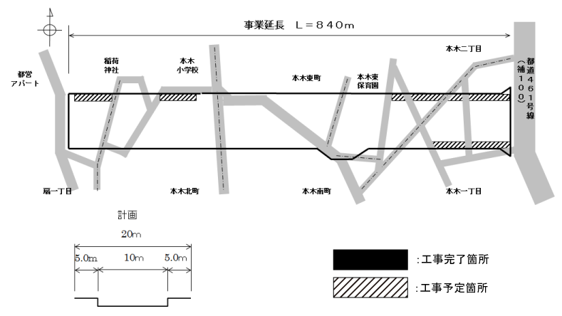 本木地区図面