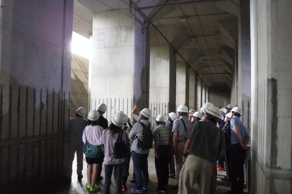 大雨から街を守る地下調節池見学（荏原調節池）