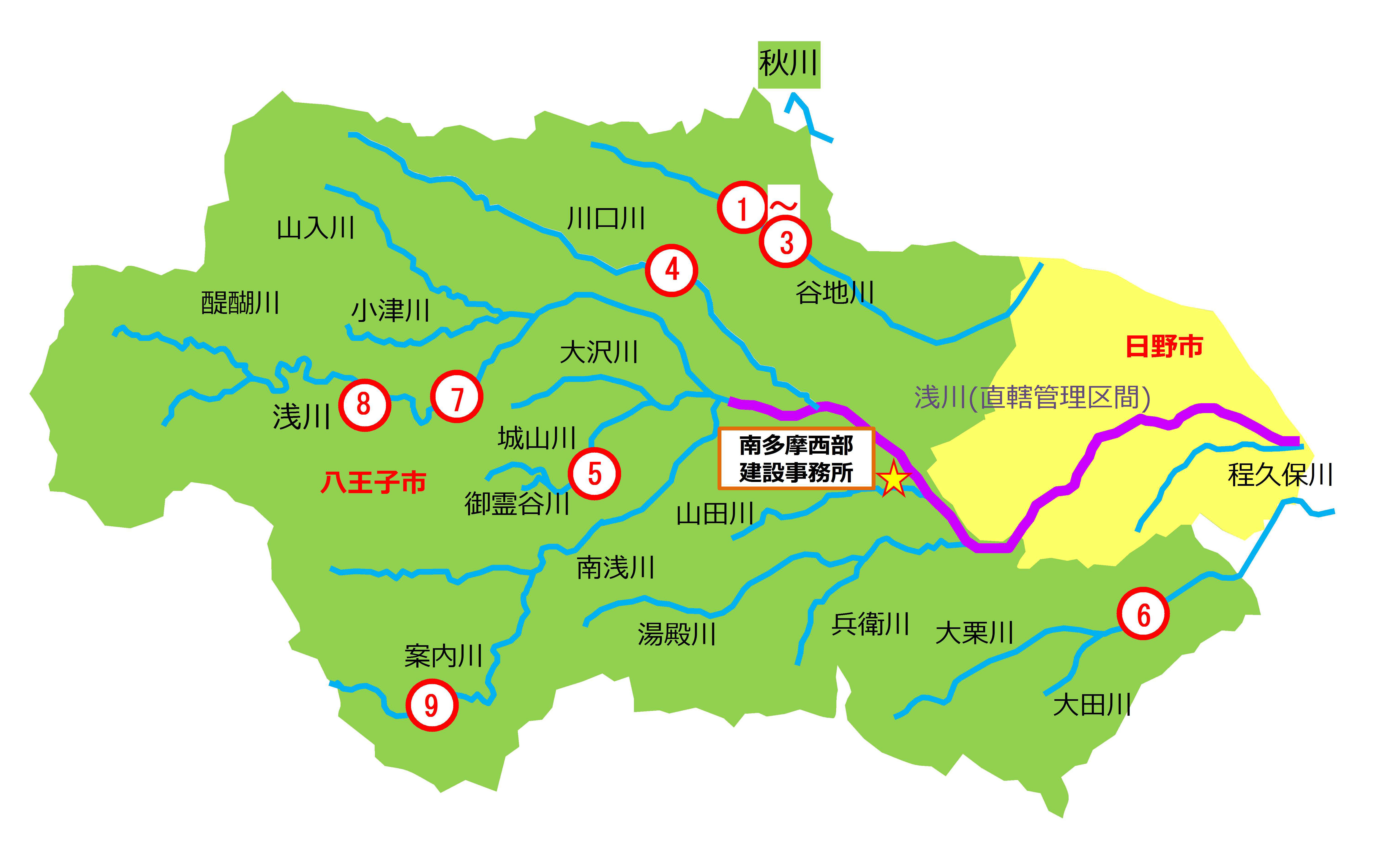 工事実施箇所位置図