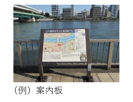 写真の例　案内板