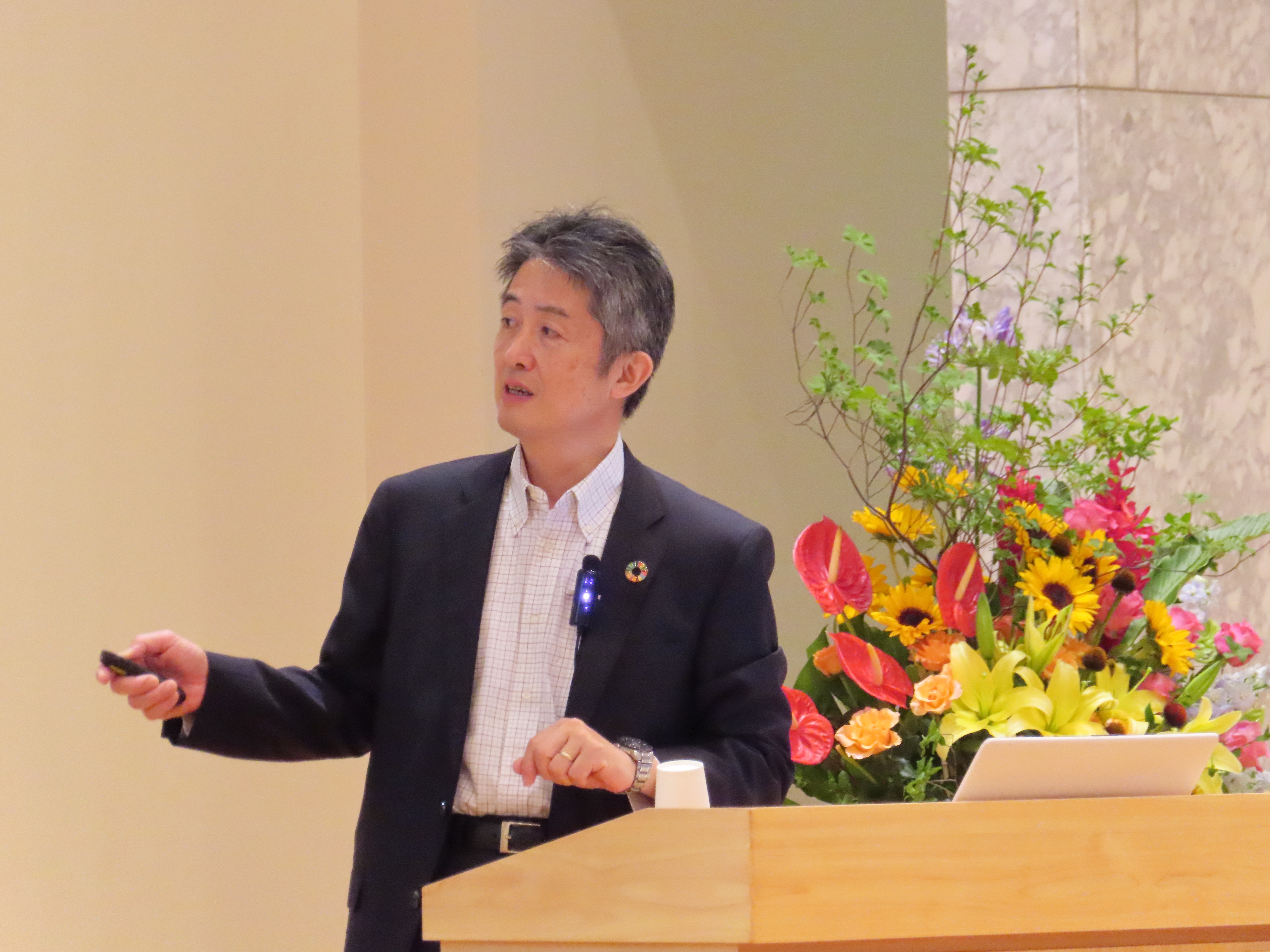沖教授による講演