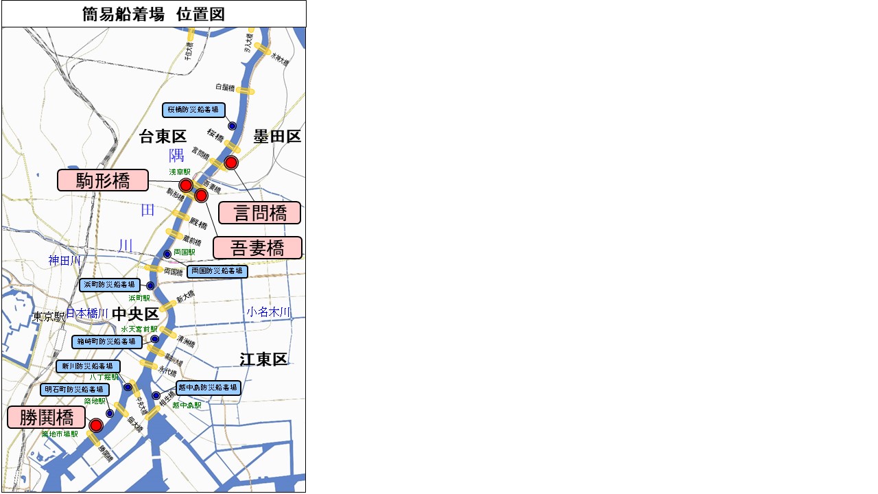 簡易船着場　位置図