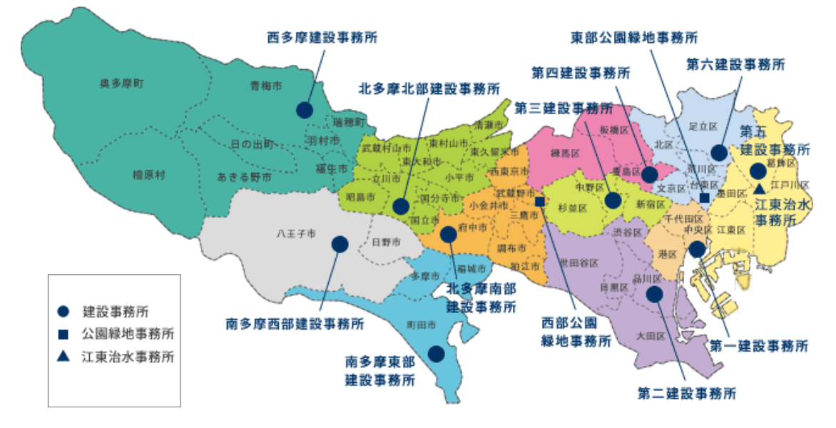 事務所一覧地図