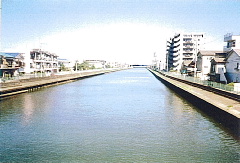 新川新川橋付近